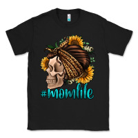 Black momlife skull with bandana Classic Tee - Jasminsmagicworld