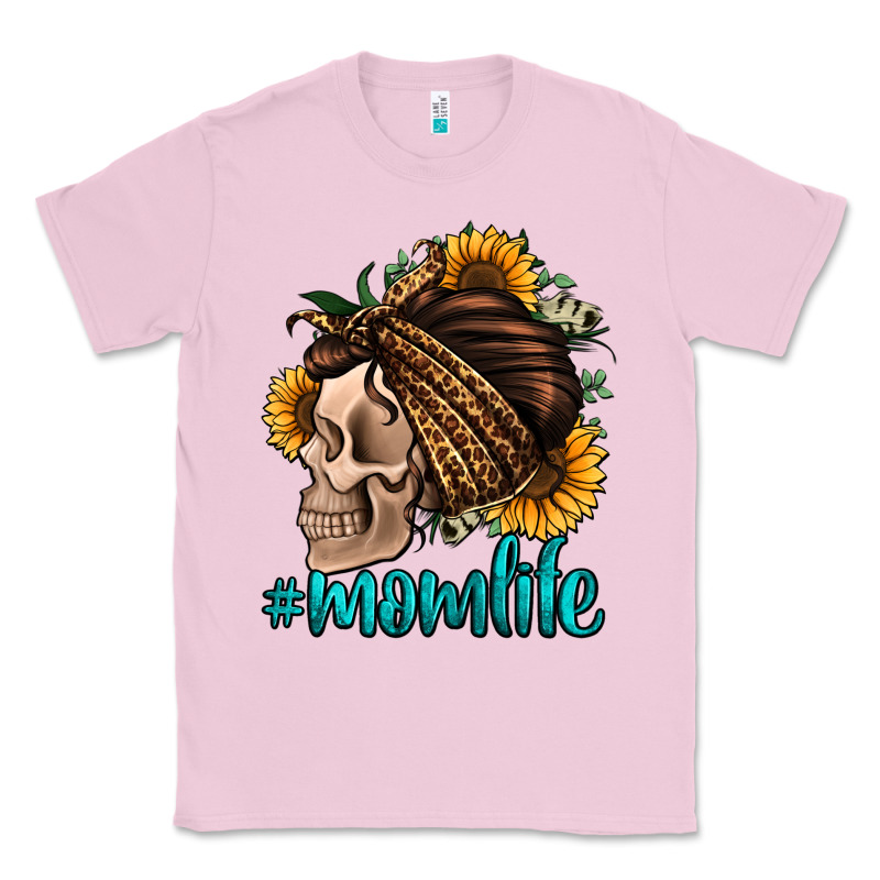 Momlife Skull With Bandana Classic Tee by Jasminsmagicworld | Teevron