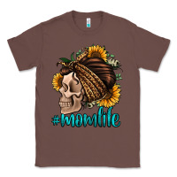 Chestnut momlife skull with bandana Classic Tee - Jasminsmagicworld