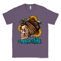 Lavender momlife skull with bandana Classic Tee - Jasminsmagicworld