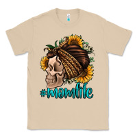 Mushroom momlife skull with bandana Classic Tee - Jasminsmagicworld