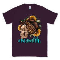 Plum momlife skull with bandana Classic Tee - Jasminsmagicworld