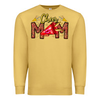 Antique Gold cheer mom Premium Sweatshirt - CowhideDigitalArt
