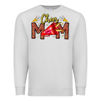 Dove Grey cheer mom Premium Sweatshirt - CowhideDigitalArt
