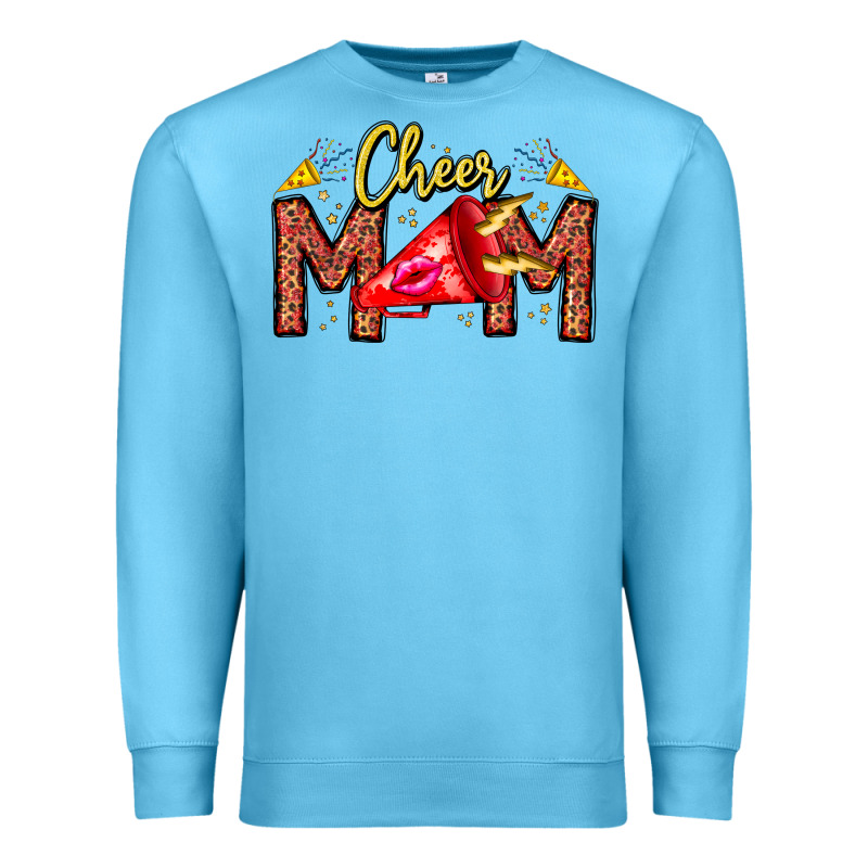 Cheer Mom Premium Sweatshirt by CowhideDigitalArt | Teevron