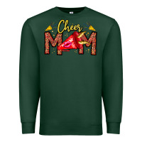 Sports Green cheer mom Premium Sweatshirt - CowhideDigitalArt