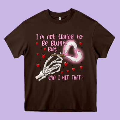 Not To Be Blunt But Can I Hit Heavy Core Tee Designed By Maliassmallbusiness