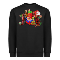 Black christmas joy  gnome Heavyweight Sweatshirt - CowGirlArtShop