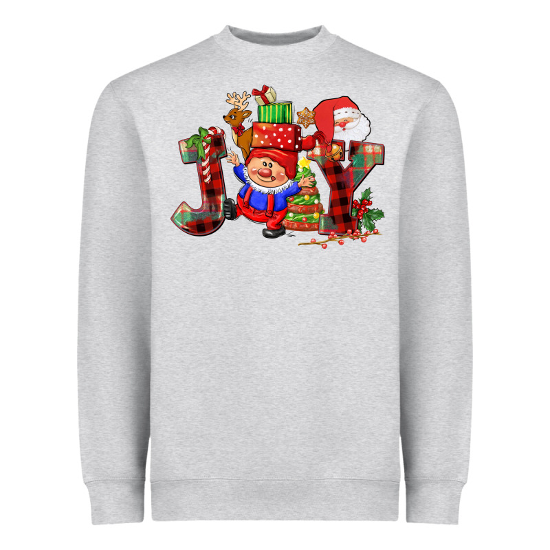 Christmas Joy  Gnome Heavyweight Sweatshirt by CowGirlArtShop | Teevron