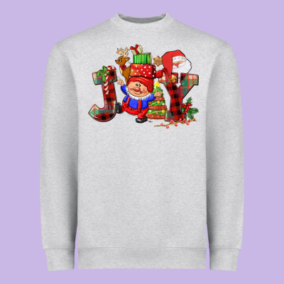 Christmas Joy  Gnome Heavyweight Sweatshirt Designed By Cowgirlartshop