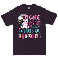 Plum cute smart and a little bit dramatic with unicorn Premium Tee - NancyCooperArtShop