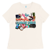 Bone small businesses summer vibe Ladies Tee - NancyCooperArtShop