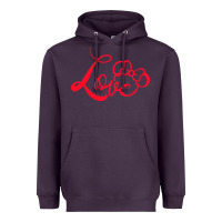 Plum Minnie Mouse Heavyweight Hoodie - CowhideDigitalArt