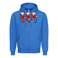 True Royal pride wine cups Zipper Hoodie - FaDigitalArtStudio