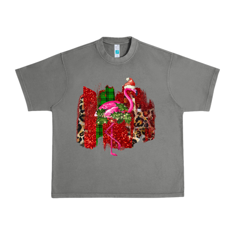 Christmas Flamingo Urban Heavy Tee by Bettercallsaul | Teevron