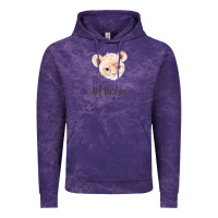 Cloud Purple lion cute animals Vintage Hoodie - RanaPortraitStore