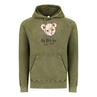 Vintage Olive lion cute animals Vintage Hoodie - RanaPortraitStore