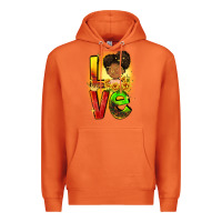 Carrot Love Juneteenth Premium Hoodie - FaDigitalArtStudio