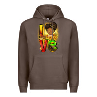 Coffee Love Juneteenth Premium Hoodie - FaDigitalArtStudio