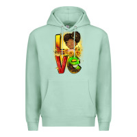 Seafoam Love Juneteenth Premium Hoodie - FaDigitalArtStudio