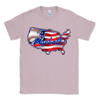 Lilac usa flag baseball Classic Tee - BarkalooDesign