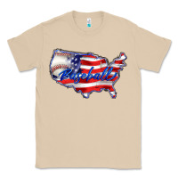 Mushroom usa flag baseball Classic Tee - BarkalooDesign