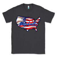 Smoke usa flag baseball Classic Tee - BarkalooDesign
