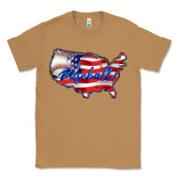 Toasted Coconut usa flag baseball Classic Tee - BarkalooDesign