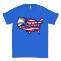 True Royal usa flag baseball Classic Tee - BarkalooDesign