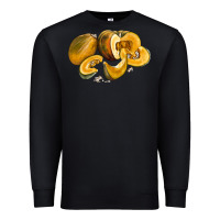 Black Pumpkin Premium Sweatshirt - LillyAllenDesigns