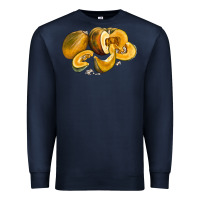 Navy Pumpkin Premium Sweatshirt - LillyAllenDesigns