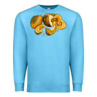 Ocean Blue Pumpkin Premium Sweatshirt - LillyAllenDesigns