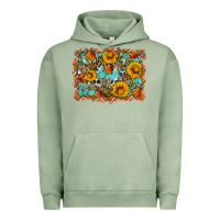 Pigment Oil Green Fall Urban Hoodie - Artiststas