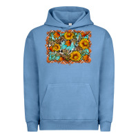 Pigment Pebble Blue Fall Urban Hoodie - Artiststas