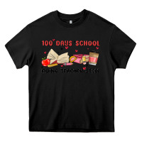 Black 100 days school Heavy Core Tee - MaliasSmallBusiness