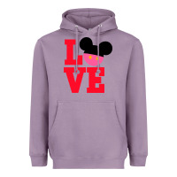 Lavender Minnie Mouse Heavyweight Hoodie - CowhideDigitalArt