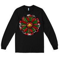 Black Sunflower Christmas Long Sleeve Tee - RanaPortraitStore
