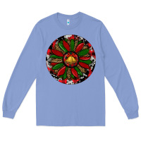 Colony Blue Sunflower Christmas Long Sleeve Tee - RanaPortraitStore