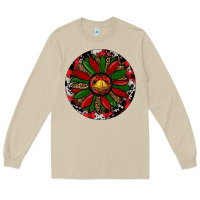 Mushroom Sunflower Christmas Long Sleeve Tee - RanaPortraitStore
