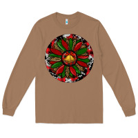 Toasted Coconut Sunflower Christmas Long Sleeve Tee - RanaPortraitStore