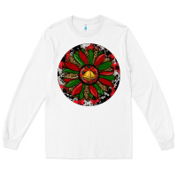 White Sunflower Christmas Long Sleeve Tee - RanaPortraitStore