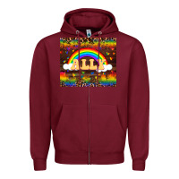 Burgundy Ally Zipper Hoodie - FaDigitalArtStudio