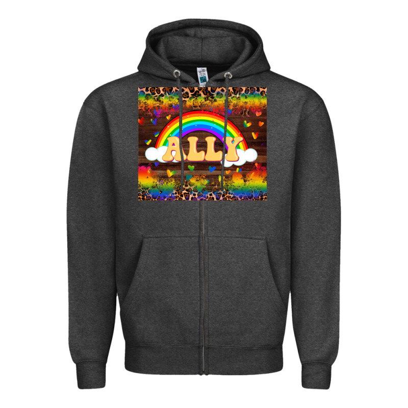 Ally Zipper Hoodie by FaDigitalArtStudio | Teevron