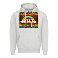Dove Grey Ally Zipper Hoodie - FaDigitalArtStudio