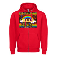 Red Ally Zipper Hoodie - FaDigitalArtStudio