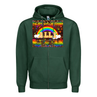 Sports Green Ally Zipper Hoodie - FaDigitalArtStudio