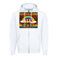 White Ally Zipper Hoodie - FaDigitalArtStudio