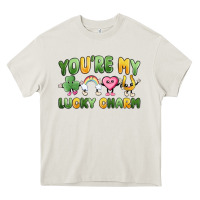 Cream you're my lucky charm Heavy Core Tee - MaliasSmallBusiness