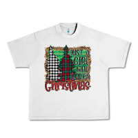 Lunar Rock Womens Just a Girl Who Loves Christmas Funny Urban Heavy Tee - Bettercallsaul
