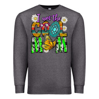Charcoal Heather I'm The Cool Mom Premium Sweatshirt - CowhideDigitalArt
